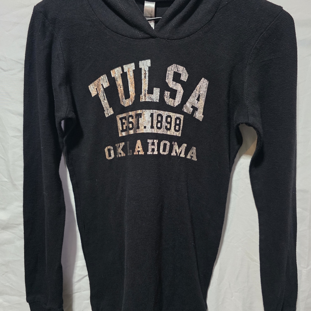 Next Level Apparel Black Tulsa Hoodie